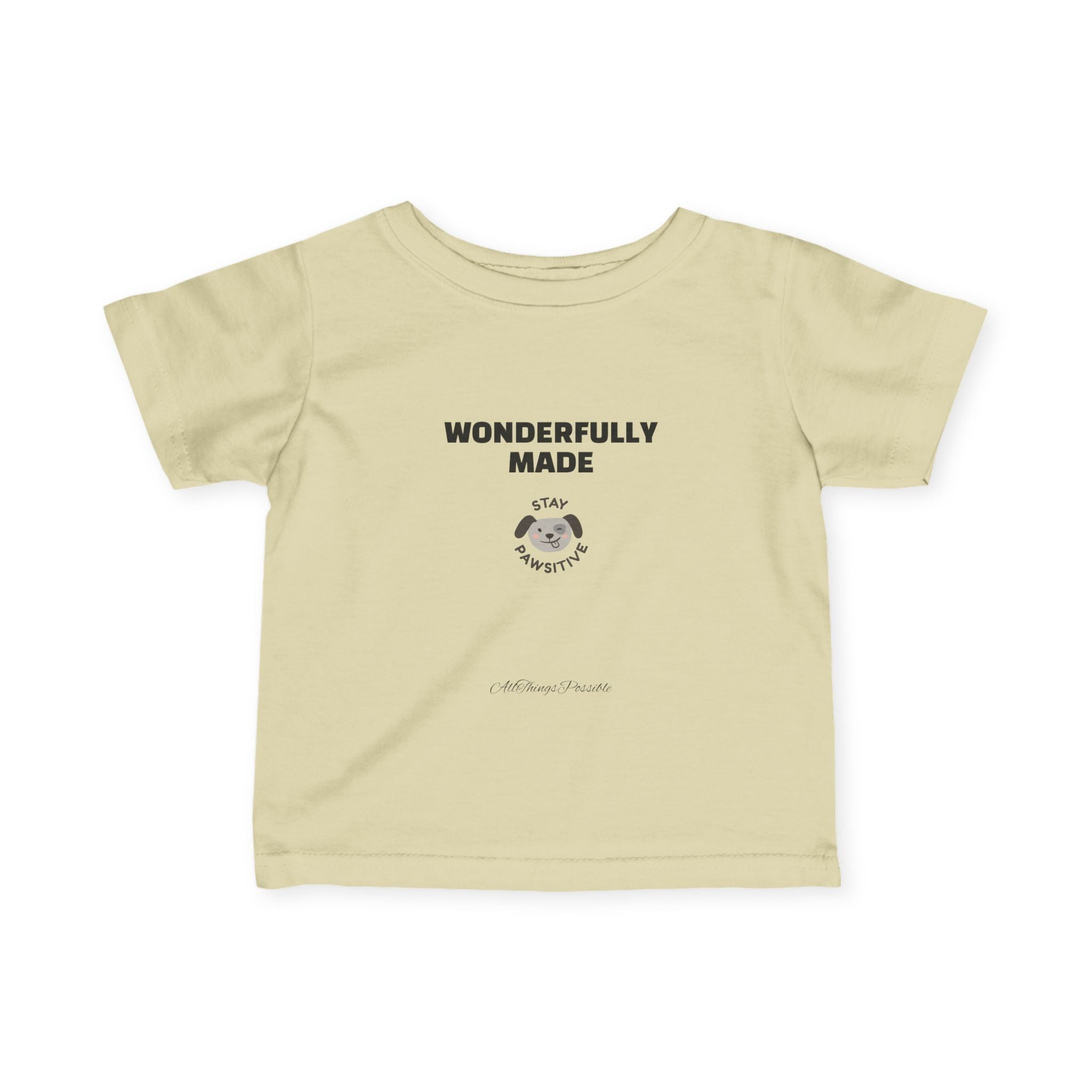 ATP Infant Tee — "Wonderfully Made" Psalm 139:14 Baby Shirt