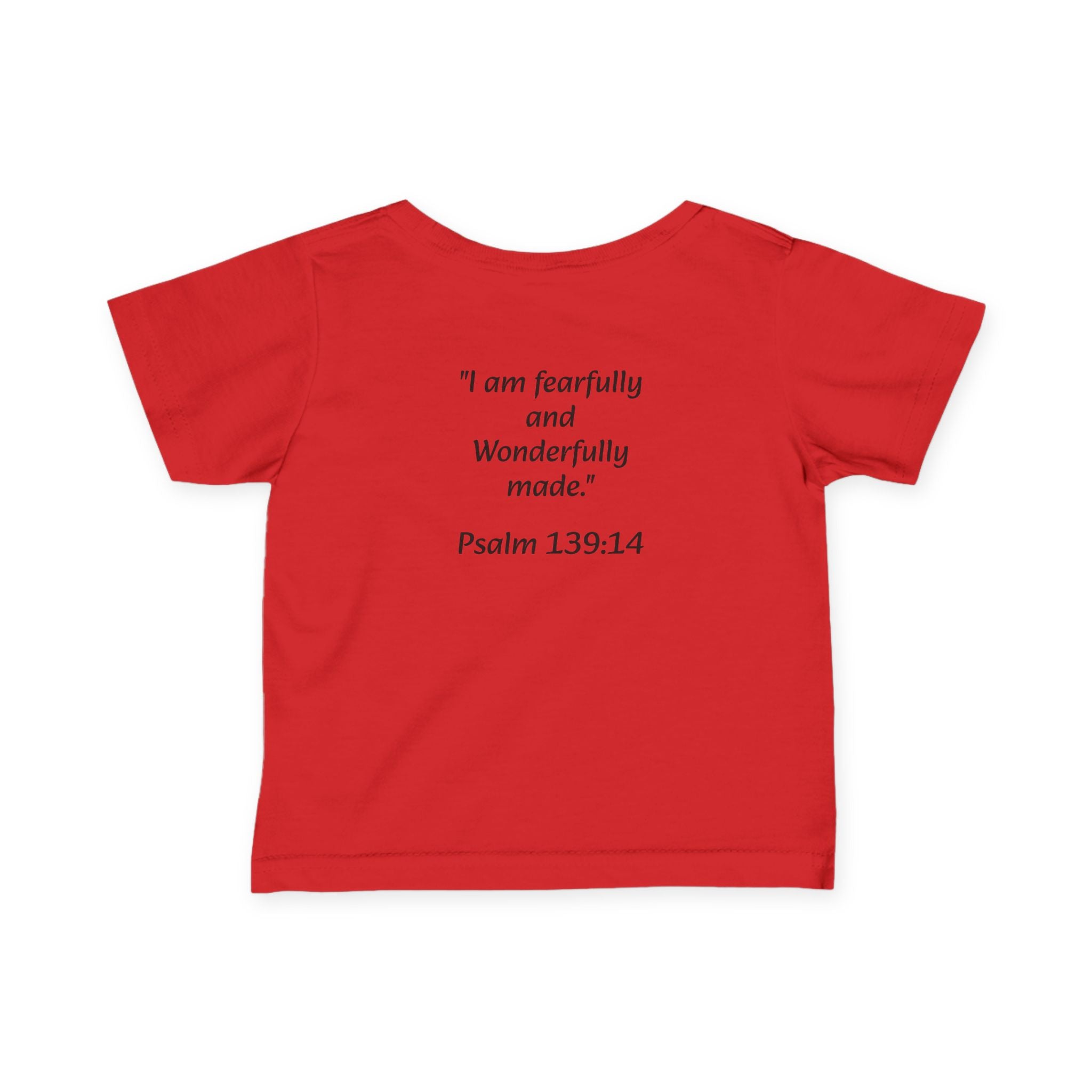 ATP Infant Tee — "Wonderfully Made" Psalm 139:14 Baby Shirt