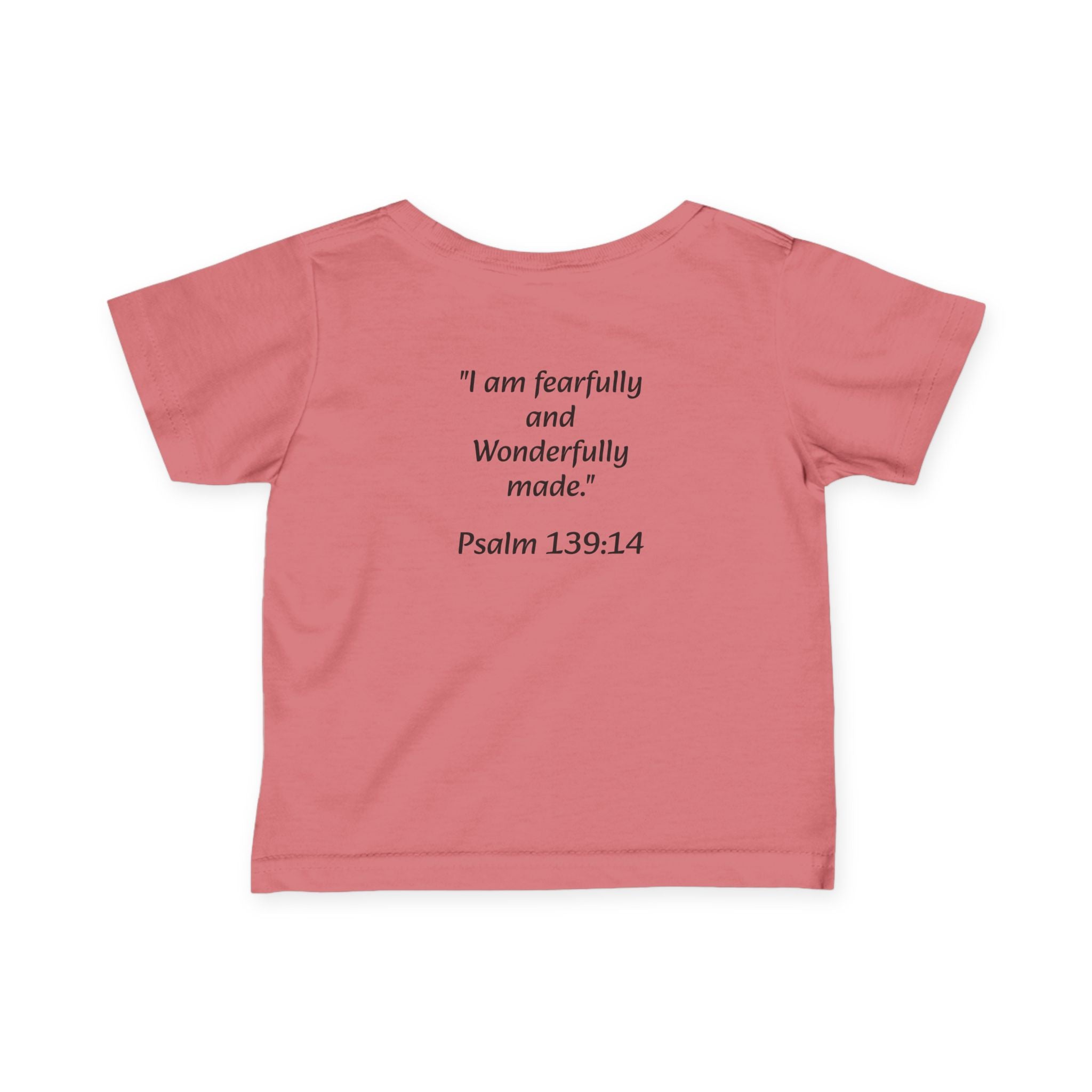 ATP Infant Tee — "Wonderfully Made" Psalm 139:14 Baby Shirt