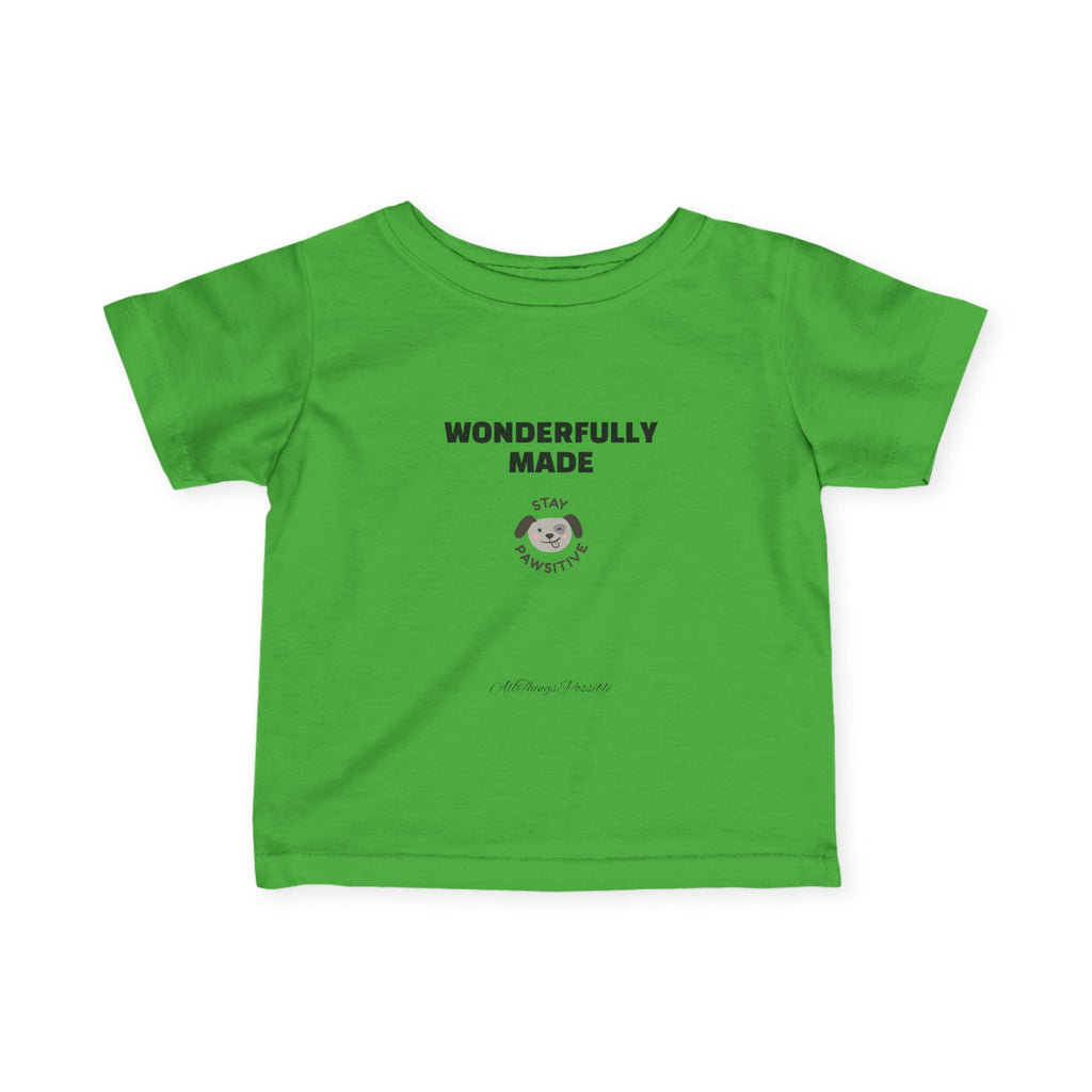 ATP Infant Tee — "Wonderfully Made" Psalm 139:14 Baby Shirt