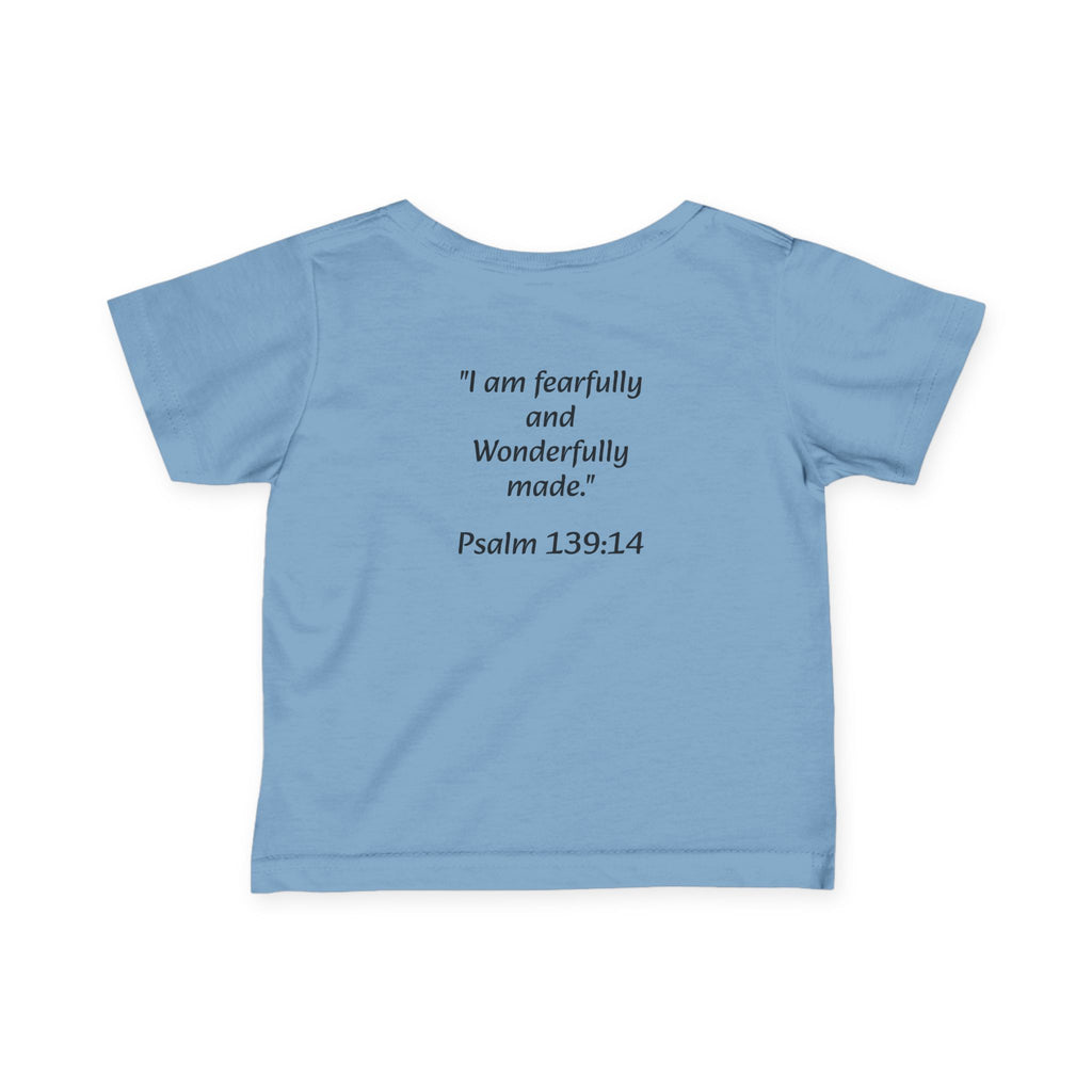 ATP Infant Tee — "Wonderfully Made" Psalm 139:14 Baby Shirt