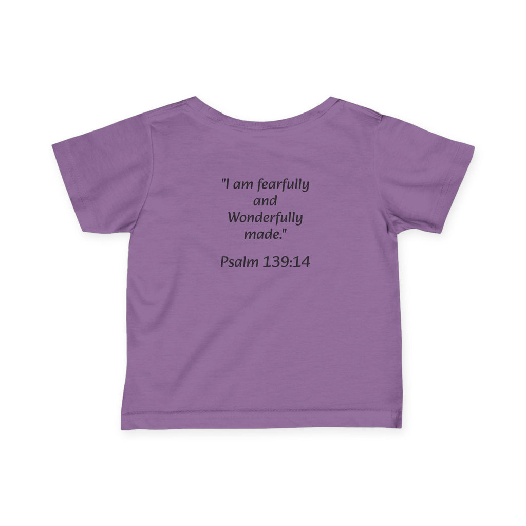 ATP Infant Tee — "Wonderfully Made" Psalm 139:14 Baby Shirt