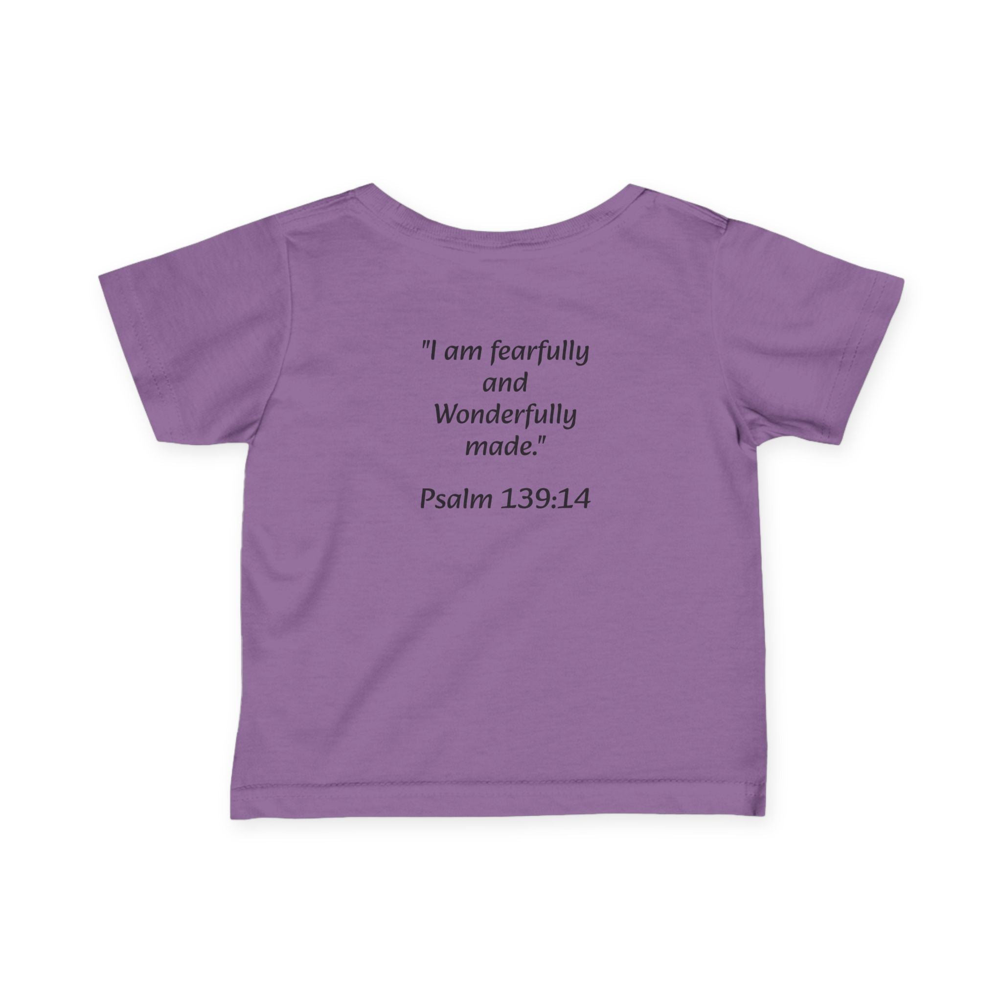 ATP Infant Tee — "Wonderfully Made" Psalm 139:14 Baby Shirt