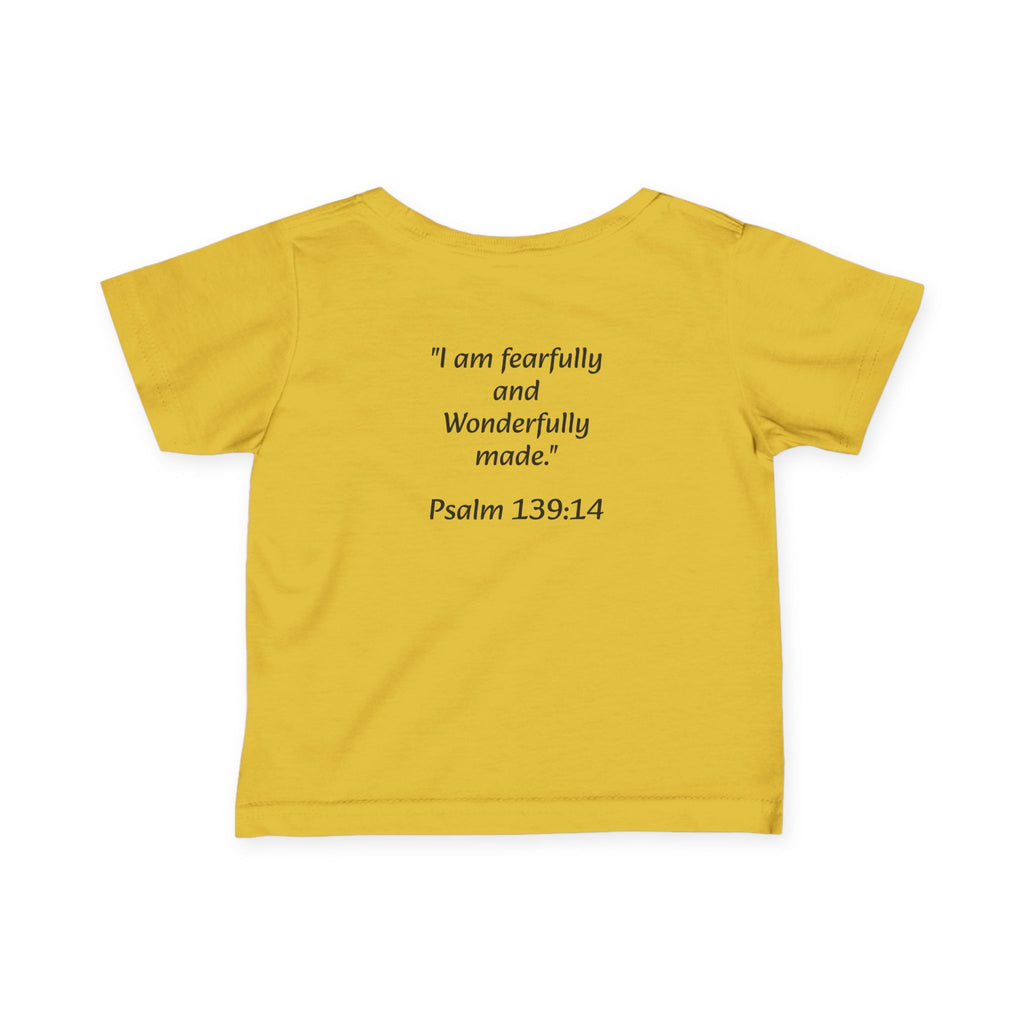 ATP Infant Tee — "Wonderfully Made" Psalm 139:14 Baby Shirt