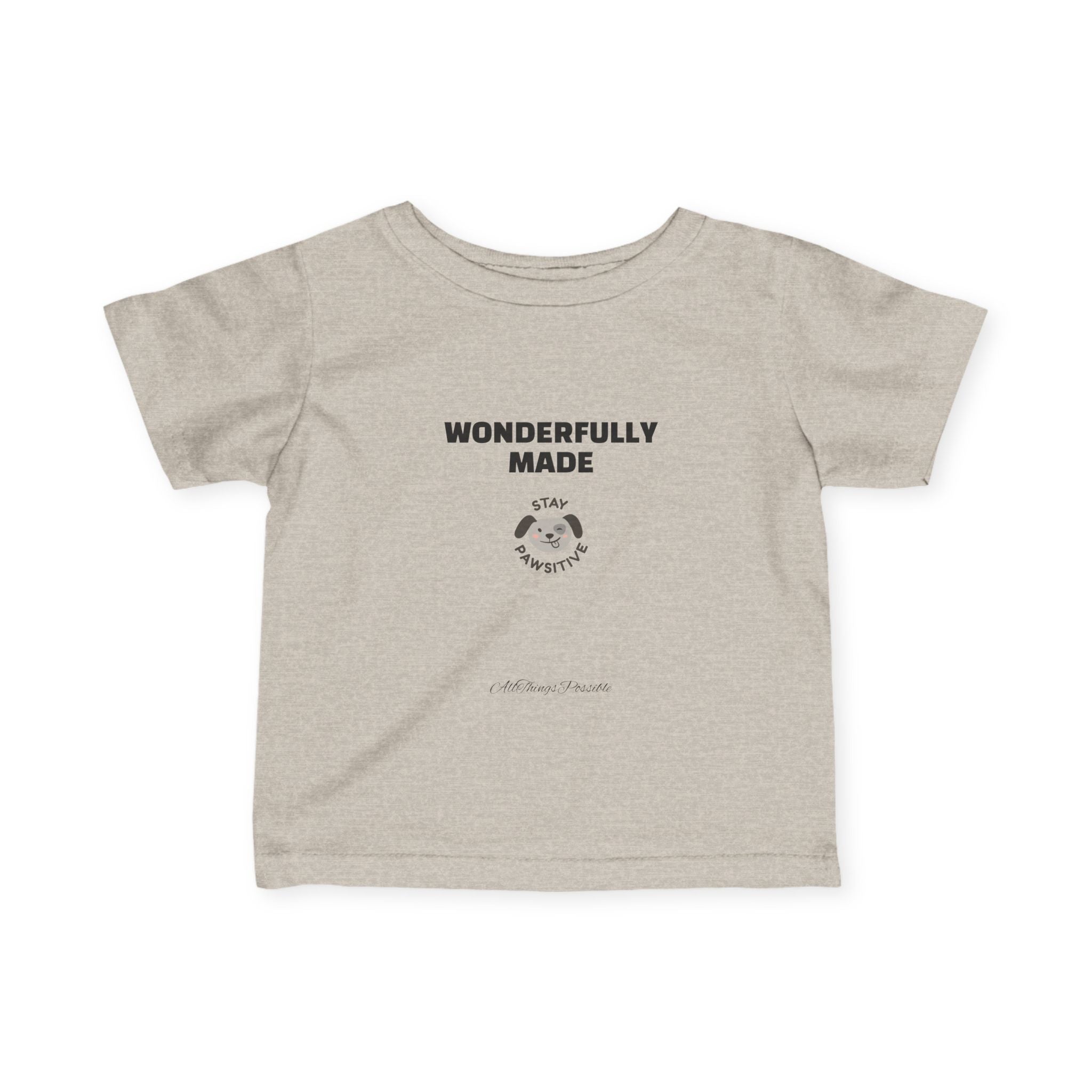 ATP Infant Tee — "Wonderfully Made" Psalm 139:14 Baby Shirt