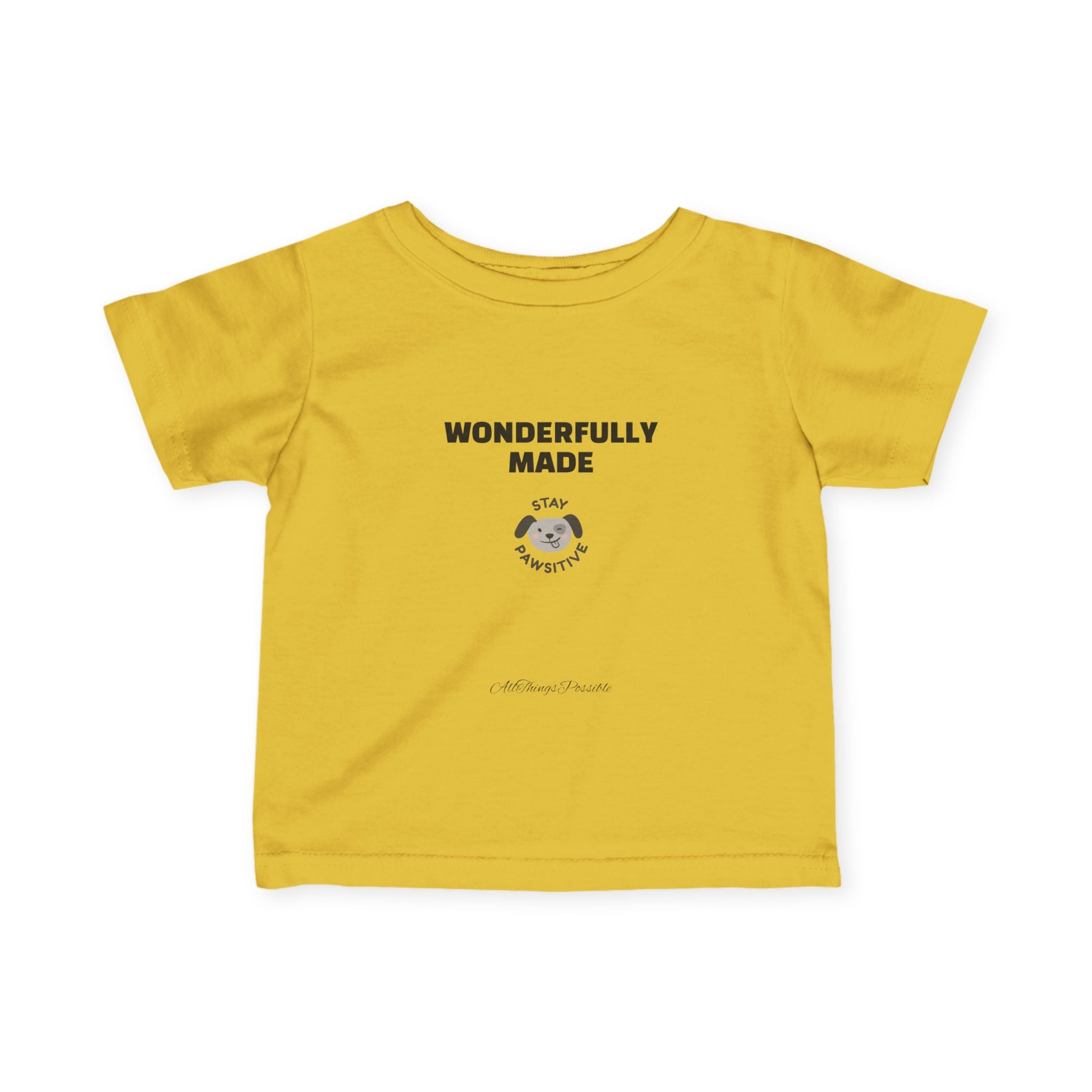 ATP Infant Tee — "Wonderfully Made" Psalm 139:14 Baby Shirt