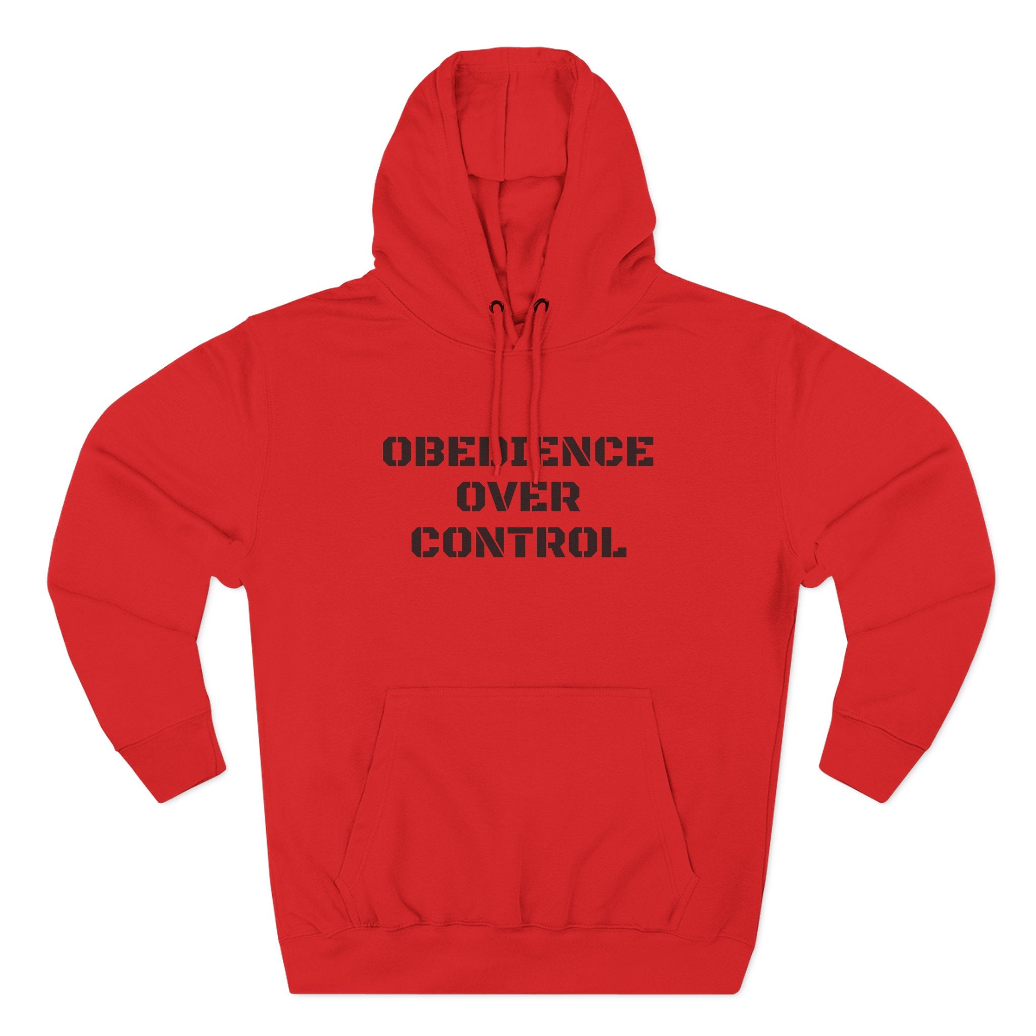 ATP Obedience Over Control Hoodie — Christian Faith Message Pullover ("Not all battles are yours" Back Text)