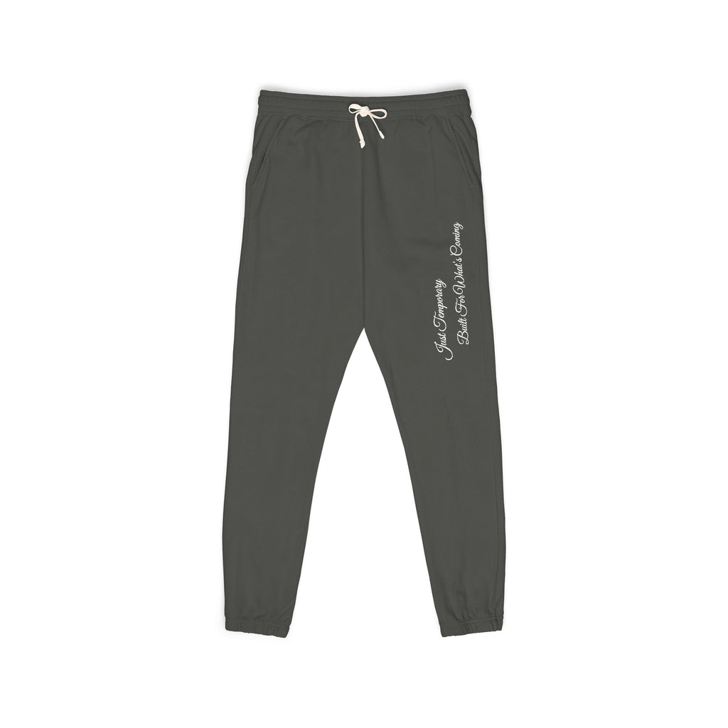 ATP Fleece Sweatpants — Side Script "Stay Grounded" Joggers