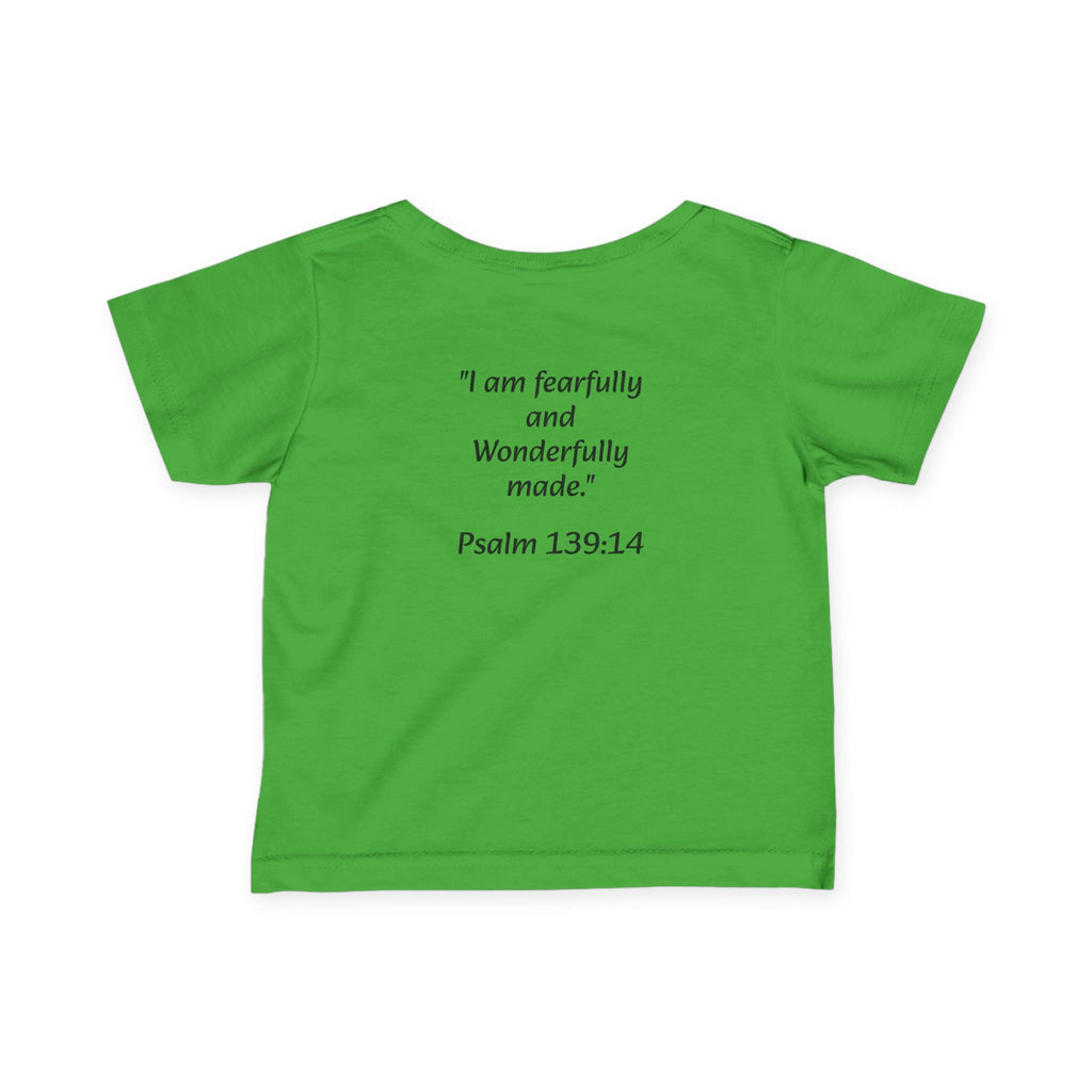 ATP Infant Tee — "Wonderfully Made" Psalm 139:14 Baby Shirt