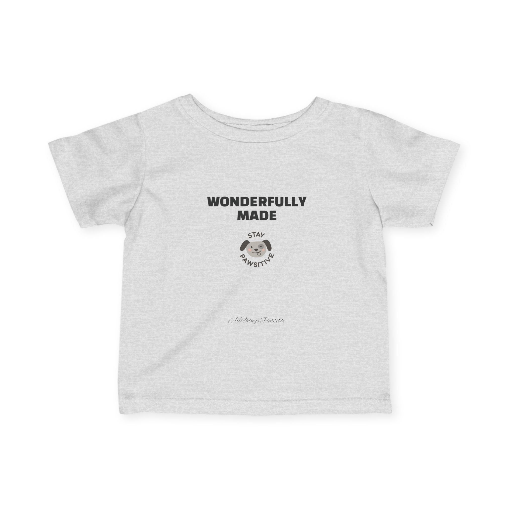 ATP Infant Tee — "Wonderfully Made" Psalm 139:14 Baby Shirt
