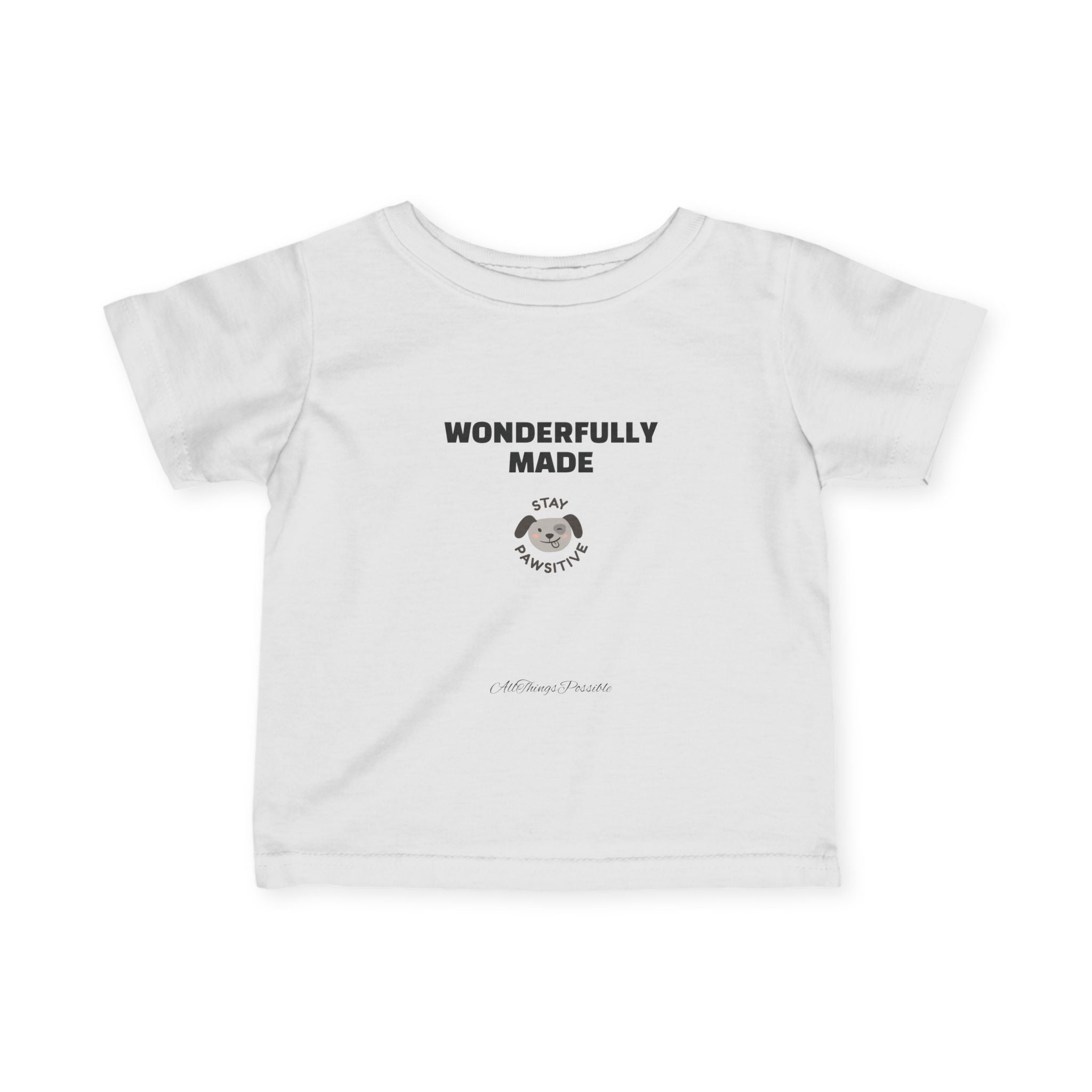 ATP Infant Tee — "Wonderfully Made" Psalm 139:14 Baby Shirt