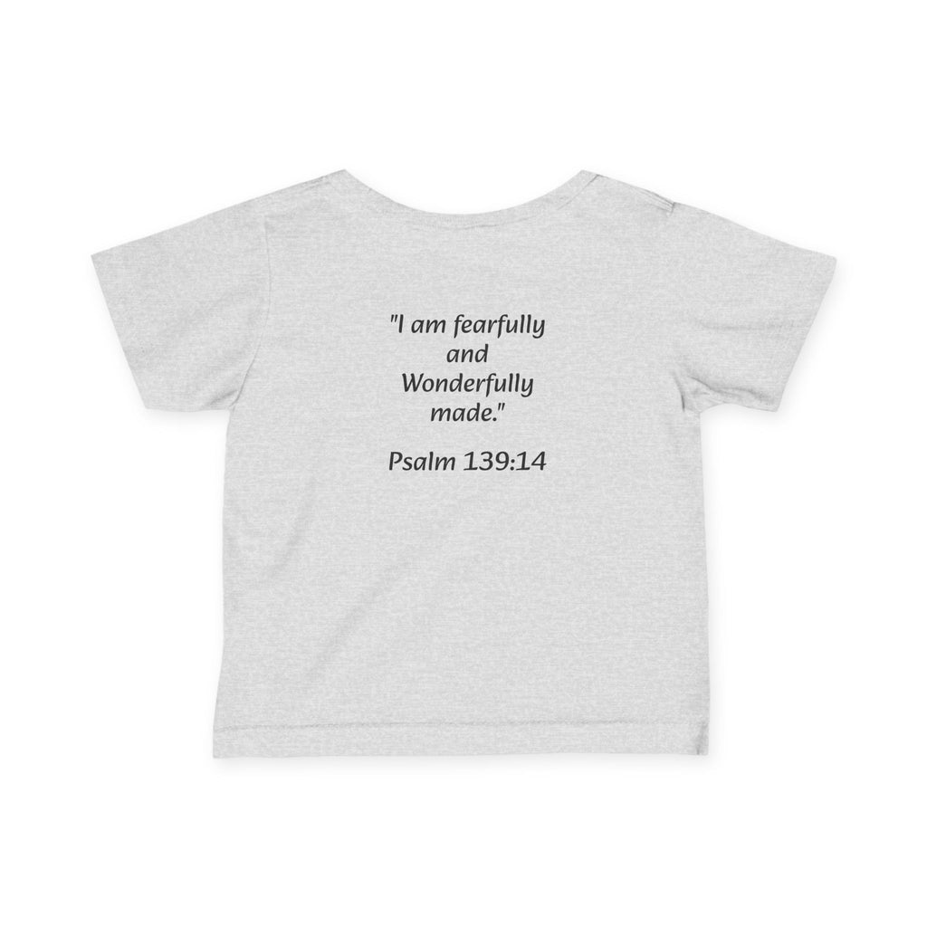 ATP Infant Tee — "Wonderfully Made" Psalm 139:14 Baby Shirt