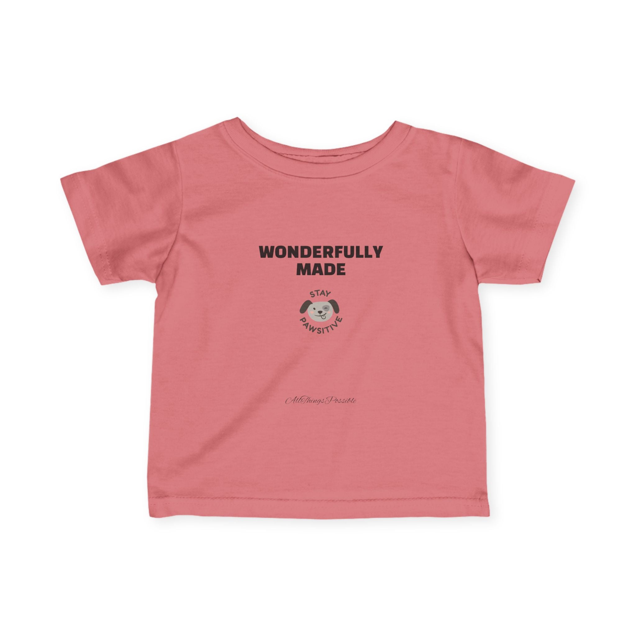 ATP Infant Tee — "Wonderfully Made" Psalm 139:14 Baby Shirt