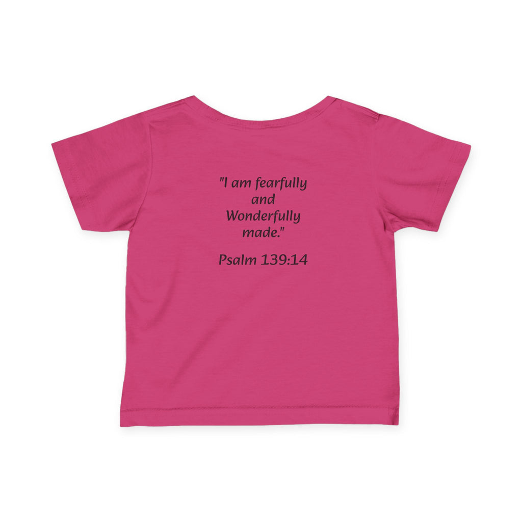 ATP Infant Tee — "Wonderfully Made" Psalm 139:14 Baby Shirt