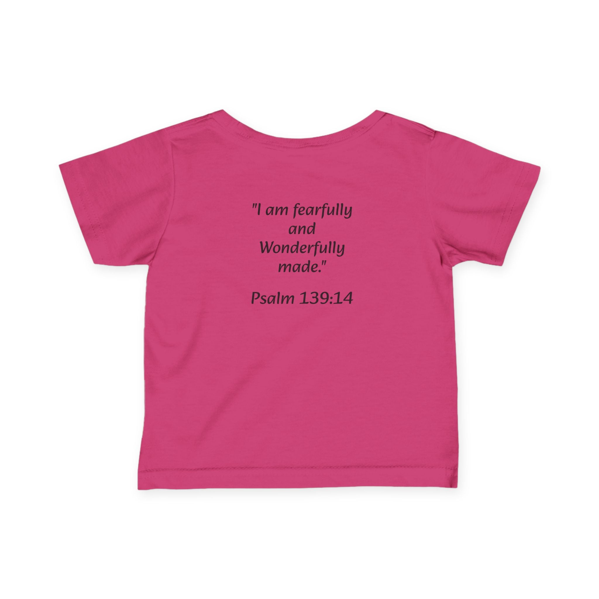 ATP Infant Tee — "Wonderfully Made" Psalm 139:14 Baby Shirt
