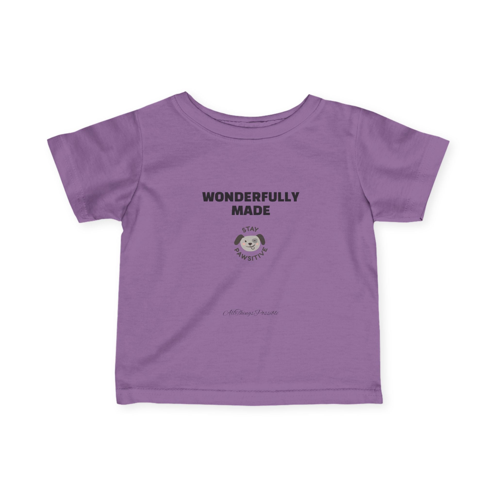 ATP Infant Tee — "Wonderfully Made" Psalm 139:14 Baby Shirt