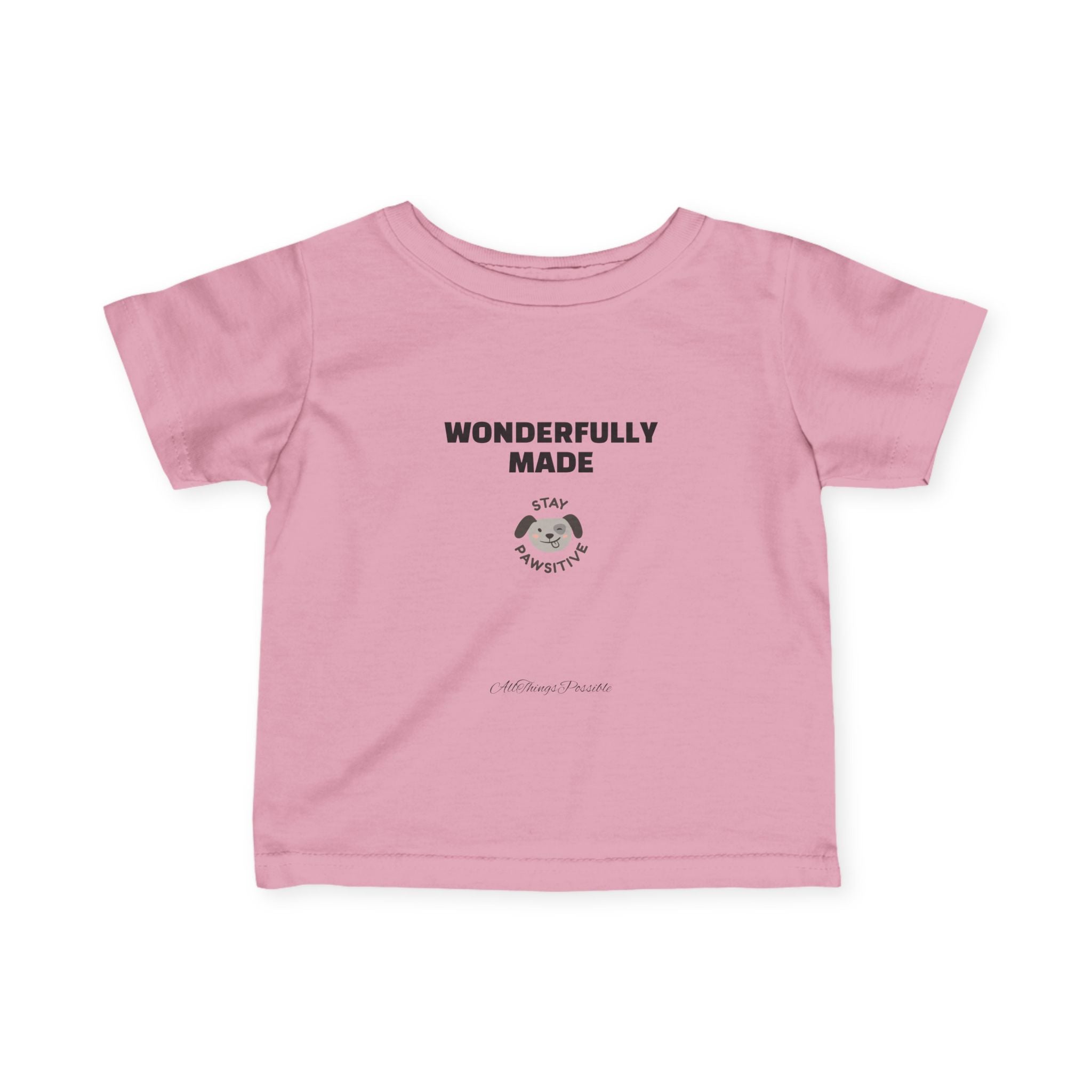 ATP Infant Tee — "Wonderfully Made" Psalm 139:14 Baby Shirt