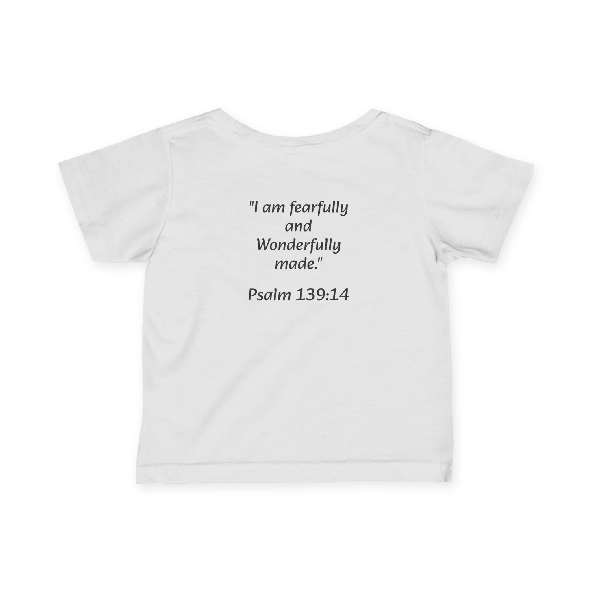 ATP Infant Tee — "Wonderfully Made" Psalm 139:14 Baby Shirt