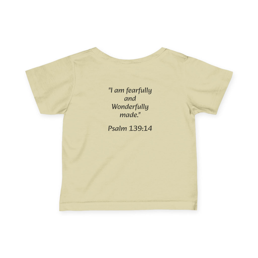 ATP Infant Tee — "Wonderfully Made" Psalm 139:14 Baby Shirt