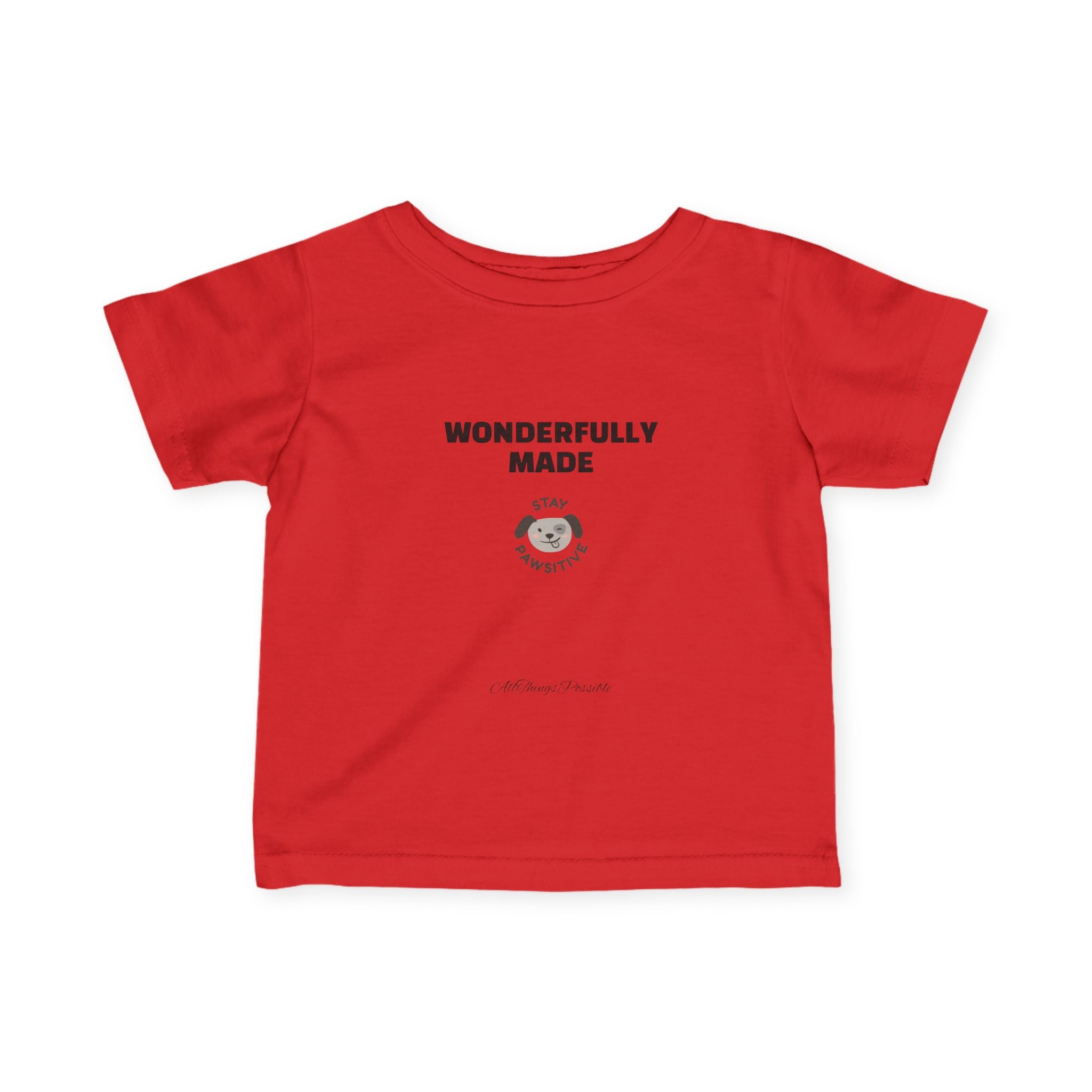 ATP Infant Tee — "Wonderfully Made" Psalm 139:14 Baby Shirt